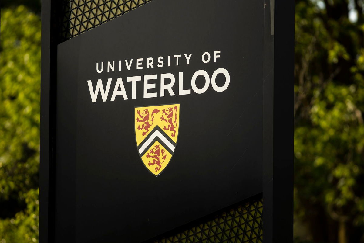 <i>Nick Iwanyshyn/The Canadian Press/AP</i><br/>A University of Waterloo sign stands in Waterloo