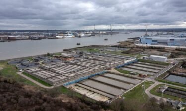 Seen here is the Thames Water Long Reach water treatment facility in east London. Britain’s biggest water supplier said on June 28 that it needed to raise more cash from investors