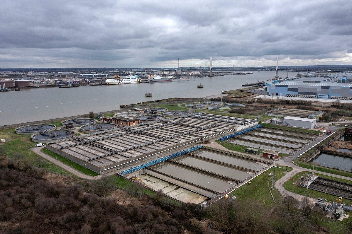 <i>Ben Stansall/AFP/Getty Images</i><br/>Seen here is the Thames Water Long Reach water treatment facility in east London. Britain’s biggest water supplier said on June 28 that it needed to raise more cash from investors