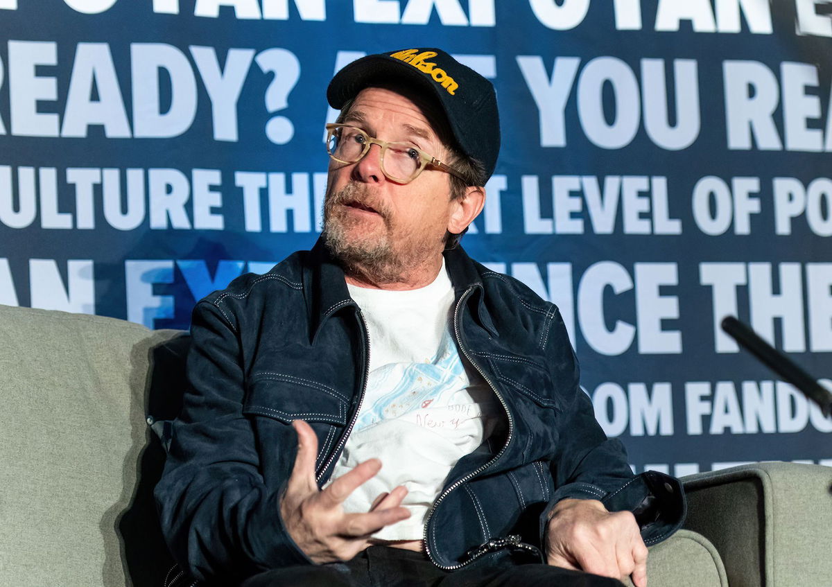 <i>Shutterstock</i><br/>Michael J. Fox attends the Fan Expo Philadelphia at Pennsylvania Convention Center in Philadelphia