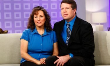 Michelle Duggar (left) and Jim Bob Duggar appear on NBC News' "Today" show in 2012.