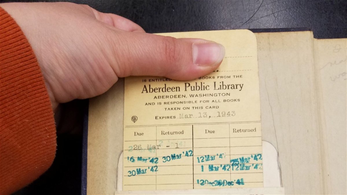 <i>Aberdeen Timberland Library/Timberland Regional Library</i><br/>The person who originally checked out 