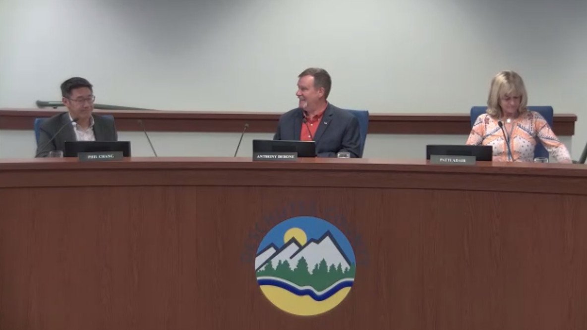 Deschutes County commissioners Phil Chang, Tony DeBone and Patti Adair offered their thoughts on what to do next on the issue of mule deer habitat