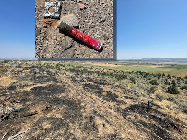 Spent fireworks were found at scene of two small wildfires on Ochoco National Forest