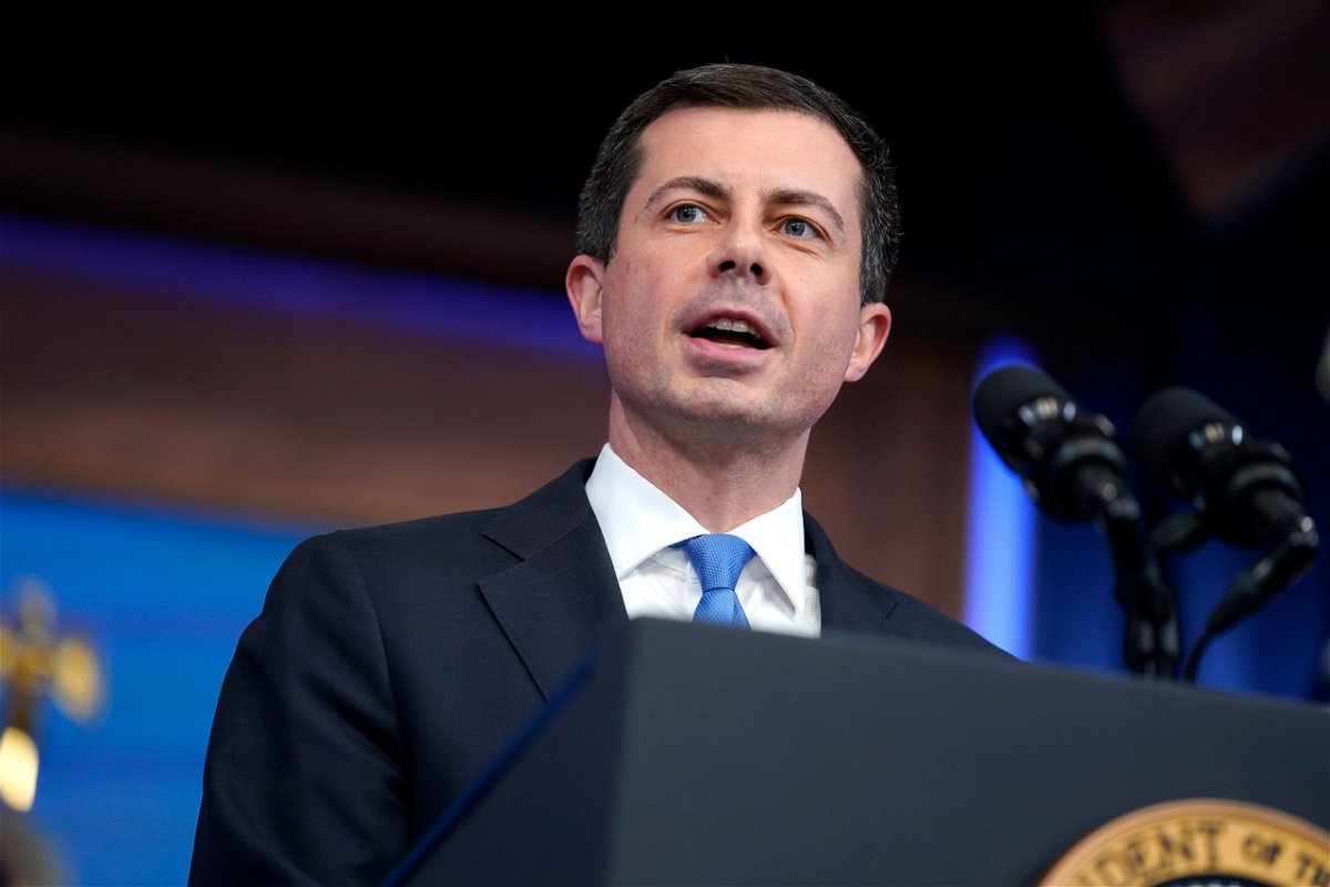 <i>Evan Vucci/AP</i><br/>Transportation Secretary Pete Buttigieg slammed the Supreme Court’s ruling in favor of a Christian web designer in Colorado who refuses to create websites to celebrate same-sex weddings out of religious objections