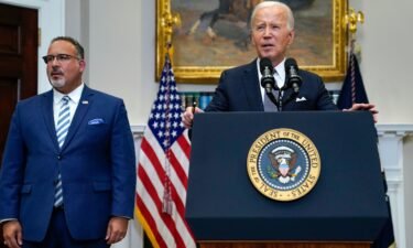 President Joe Biden speaks in the Roosevelt Room of the White House on June 30. The Biden administration announced on July 14 that 804