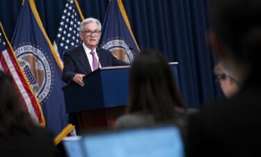 Fed Chair Jerome Powell speaks during a news conference following a Federal Open Market Committee meeting in Washington