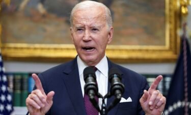 President Joe Biden speaks about the US Supreme Court's decision to strike down race-conscious student admissions programs at Harvard University and the University of North Carolina