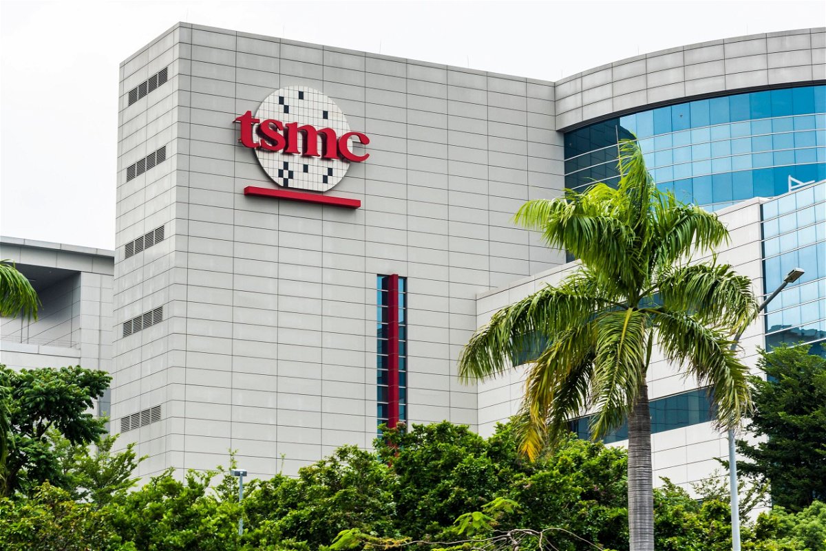 <i>Bing-Jhen Hong/iStock Editorial/Getty Images</i><br/>Taiwan Semiconductor Manufacturing Company (TSMC) plant in Tainan Science Park