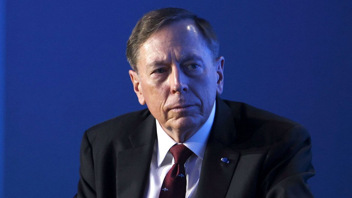 <i>Michal Dyjuk/AP/FILE</i><br/>Former director of the CIA Gen. David Petraeus participates in a panel discussion at the Warsaw Security Forum in Warsaw