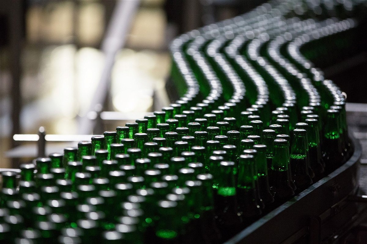 <i>Andrey Rudakov/Bloomberg/Getty Images</i><br/>Bottles of Heinken beer travel along the production line at the Heineken NV brewery in Saint Petersburg