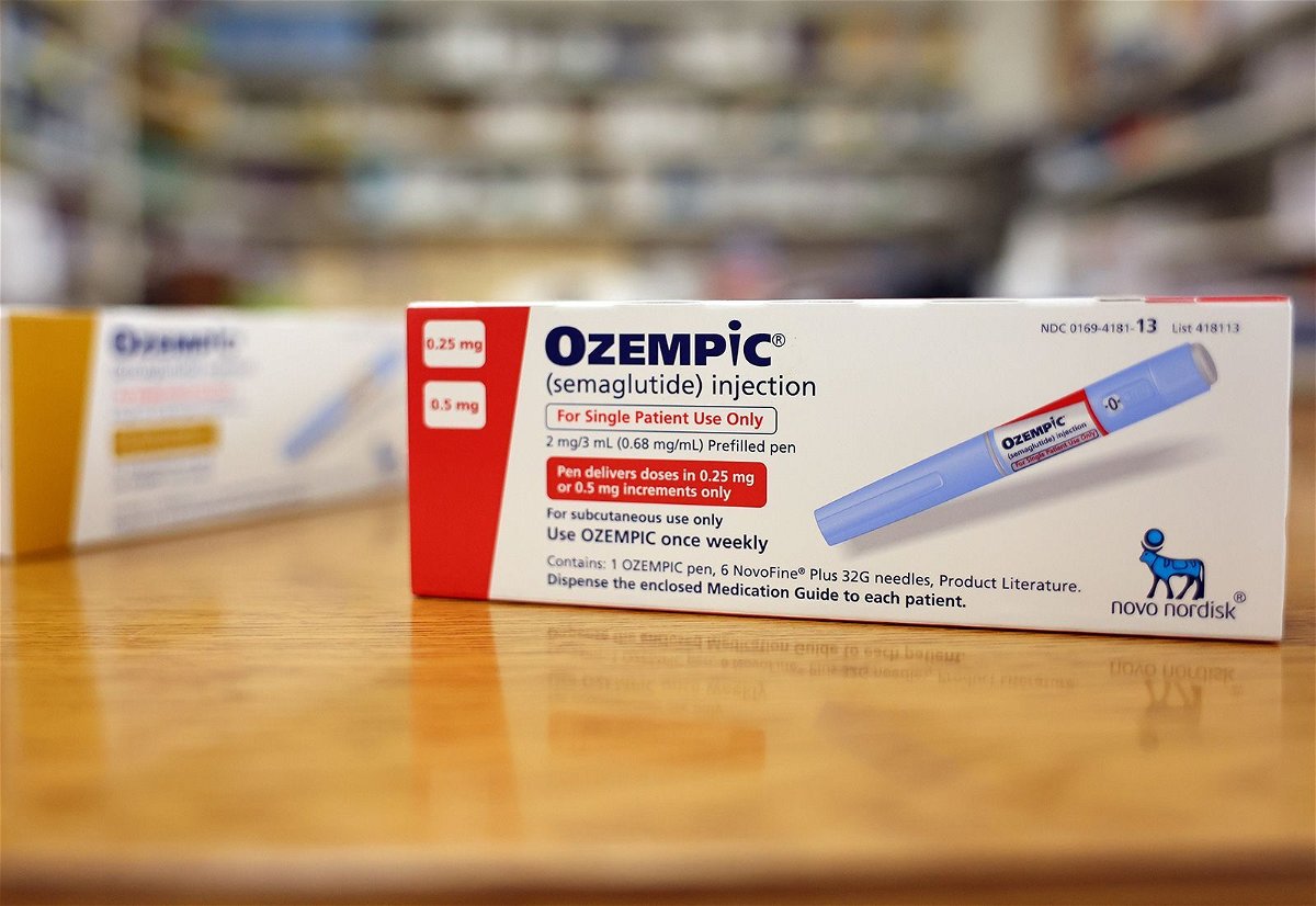 <i>Mario Tama/Getty Images</i><br/>Boxes of the diabetes drug Ozempic are seen here on April 17 in Los Angeles. The European Medicines Agency’s safety committee is looking into the risk of suicidal thoughts and thoughts of self-harm in patients who used popular medicines for weight loss