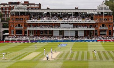 Carey runs out Bairstow during day five of the second Ashes Test.