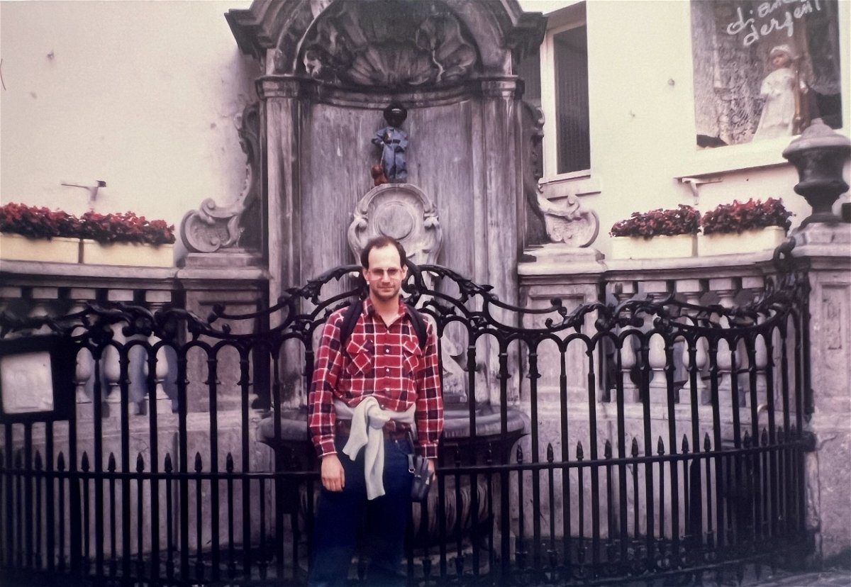 <i>Courtesy of Marty Kovalsky and Myriam Van Zeebroeck</i><br/>Here's Marty Kovalsky photographed in Brussels in the summer of 1986.