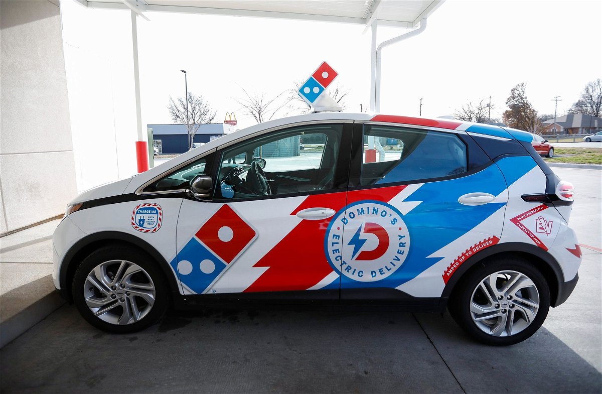 <i>Nathan Papes/Springfield News-Leader/USA Today Network/Imagn</i><br/>Domino's is expanding its fleet of Chevy Bolt electric vehicles.