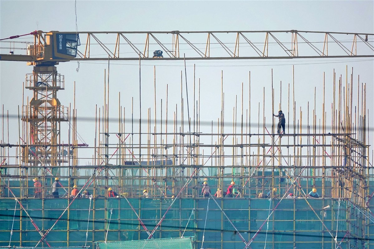 <i>CFOTO/Future Publishing/Getty Images</i><br/>Residential and real estate projects under construction in Yantai