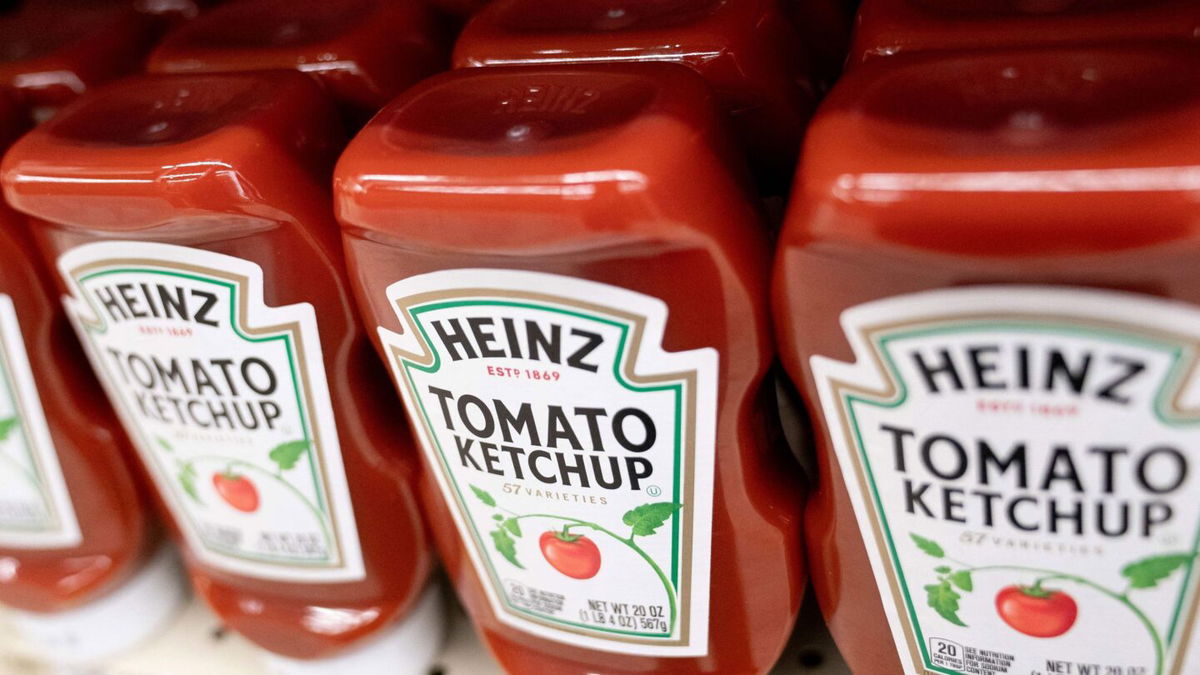 <i>Stefani Reynolds/AFP/Getty Images</i><br/>Heinz ketchup is displayed on a shelf at a grocery store in Washington