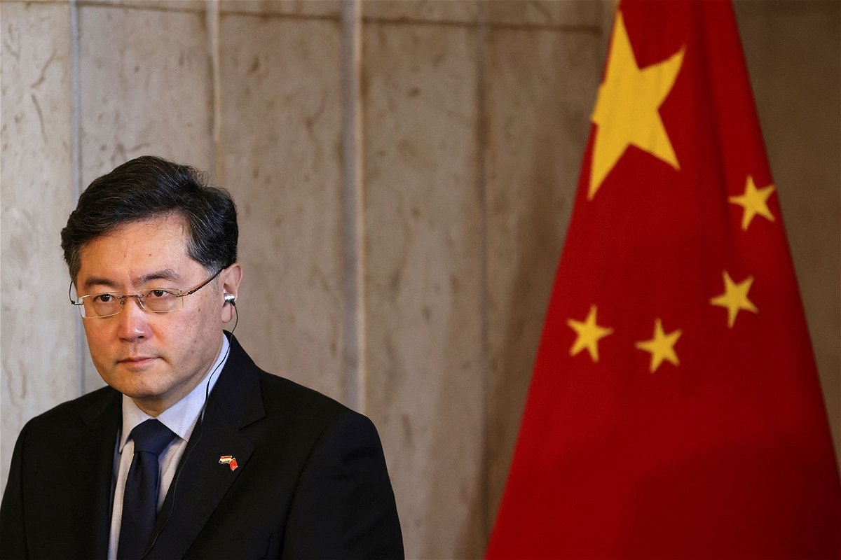 ‏China's Foreign Minister Qin Gang has not been seen in public for three weeks.