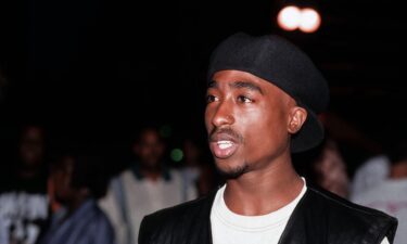 Rapper Tupac Shakur poses for a portrait at Club Amazon on July 23