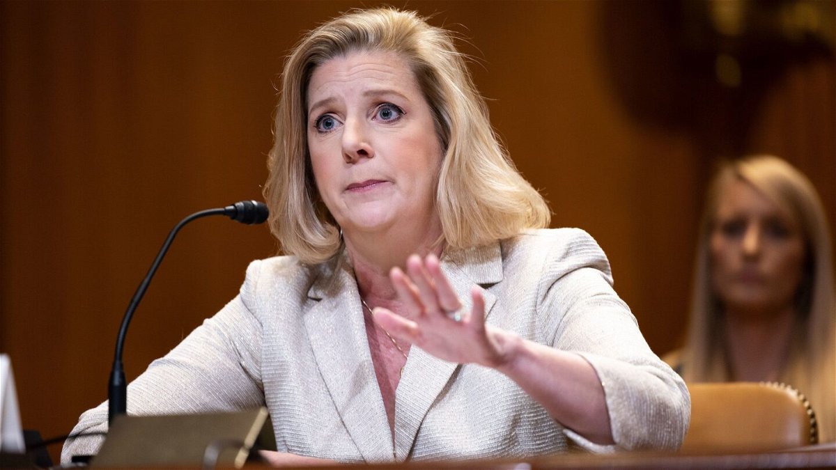 <i>Kevin Dietsch/Getty Images</i><br/>Army Secretary Christine Wormuth testifies during a Senate Appropriations Defense Subcommittee hearing on Capitol Hill in Washington