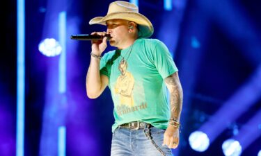 Jason Aldean performs on stage during day three of CMA Fest 2023 at Nissan Stadium on June 10