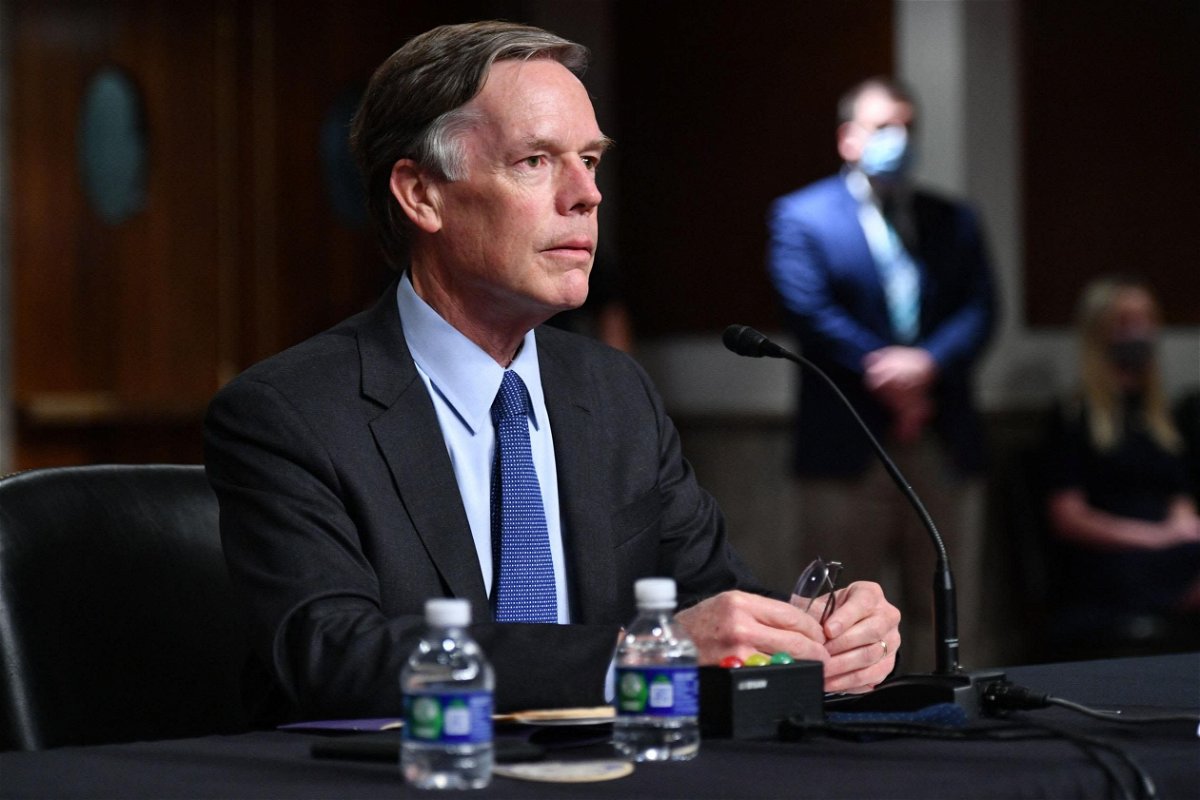 <i>Mandel Ngan/AFP/Getty Images</i><br/>Nicholas Burns testifies before the Senate Foreign Relations Committee confirmation hearing on his nomination to be Ambassador to China