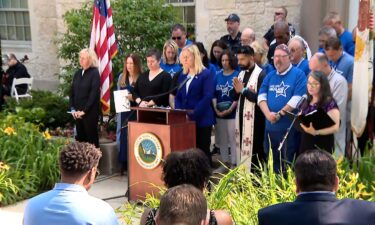 The Highland Park community in Illinois on Tuesday held a moment of silence to mark the mass shooting that left seven people dead and dozens during the 2022 July 4th parade.