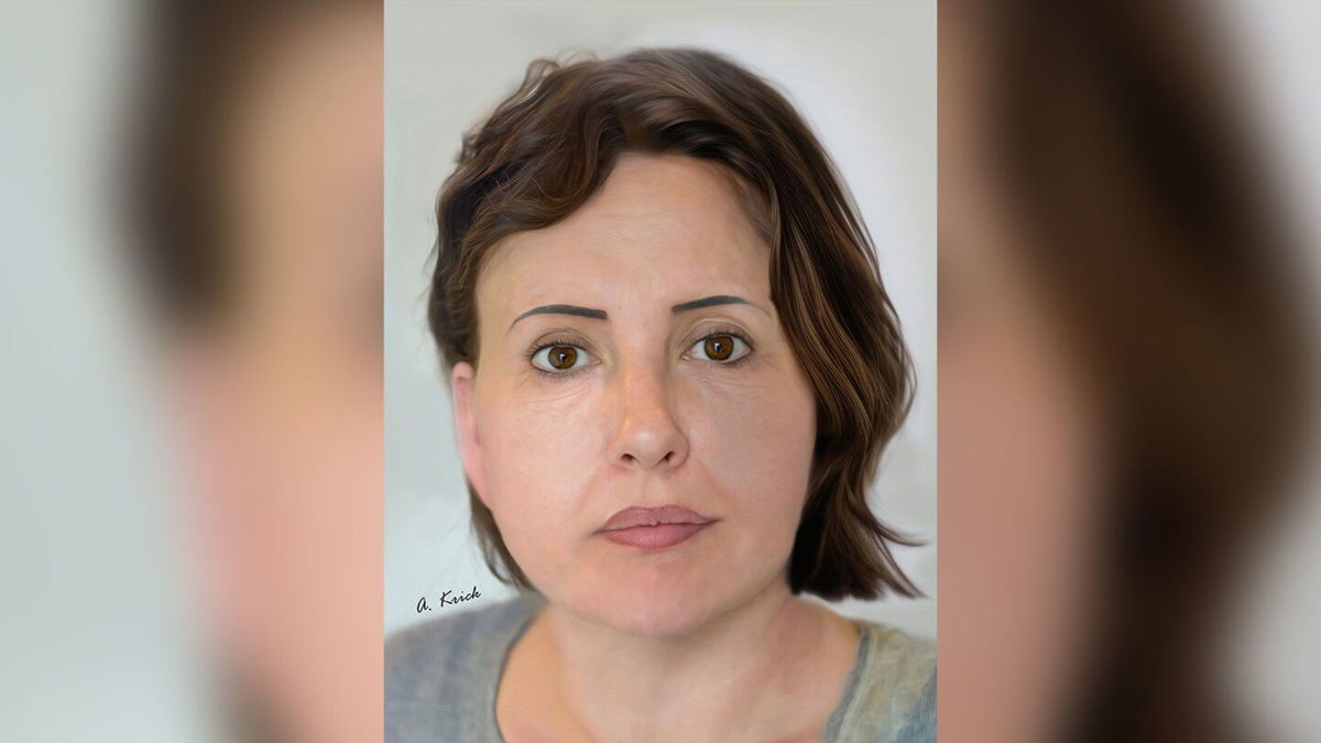 <i>Delray Beach Police Department</i><br/>An artist's rendering of an unidentified woman whose remains were found inside three different suitcases along a Florida beach.