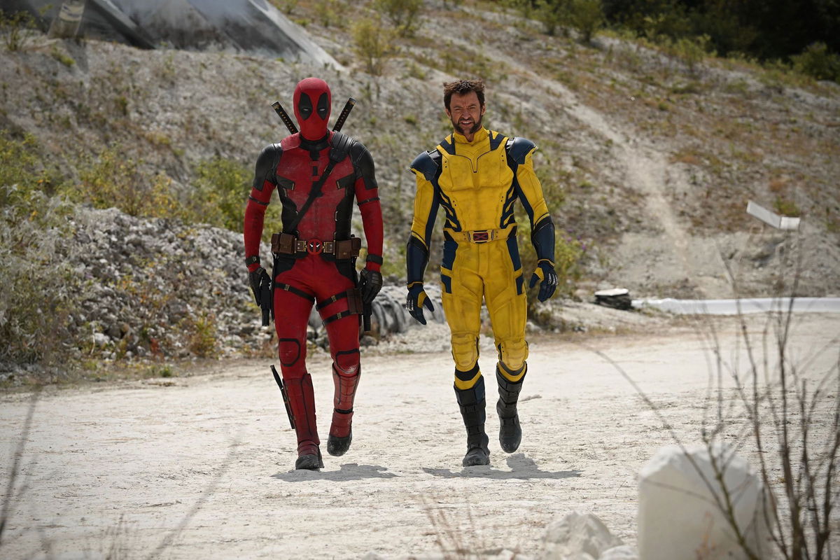 <i>From Deadpool Movie</i><br/>Ryan Reynolds and Hugh Jackman are pictured here in 'Deadpool 3'