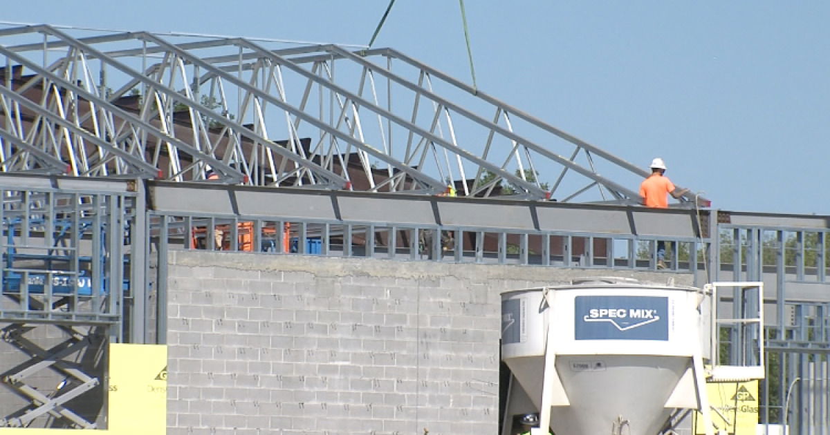 <i>KJRH</i><br/>Catoosa safety crews say construction at the new Hamby Lynch Public Safety Complex is coming along well.