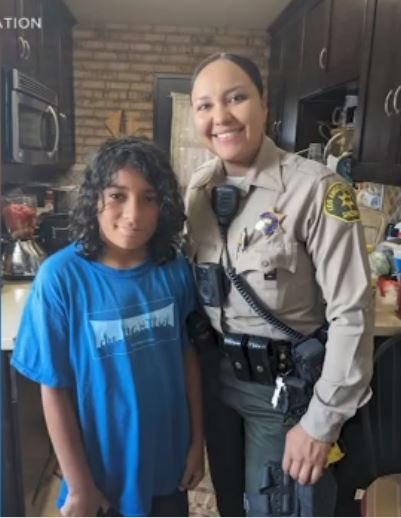 <i>Palmdale Sheriff/KABC</i><br/>A heroic 11-year-old rescued a younger brother and cousin from drowning in a pool at a Palmdale home.