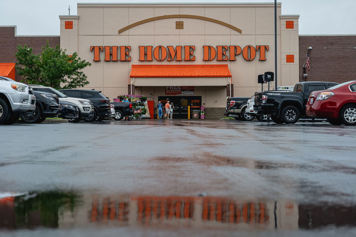 <i>Jon Cherry/Bloomberg/Getty Images</i><br/>Home Depot’s sales fell as consumers took on fewer major home projects. Pictured is a Home Depot store in Louisville