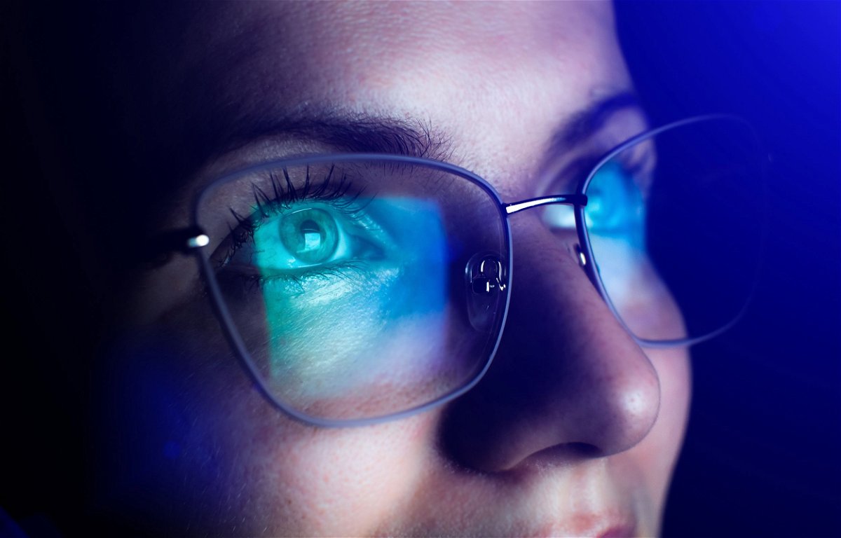<i>Vadym Plysiuk/iStockphoto/Getty Images/FILE</i><br/>A new study finds that there may not be any short-term advantages to wearing eyeglasses with blue-light filters.