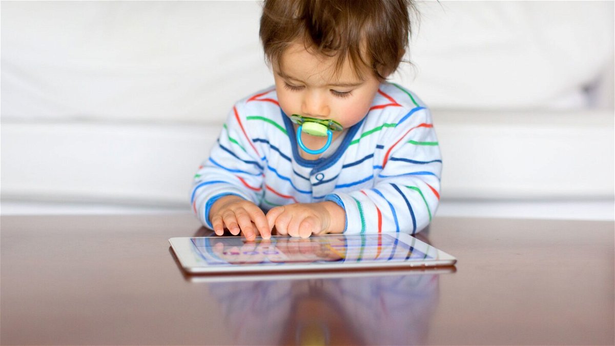 <i>Thanasis Zovoilis/Digital Vision/Getty Images</i><br/>Screen time at age 1 has been linked with developmental delays in toddlerhood.