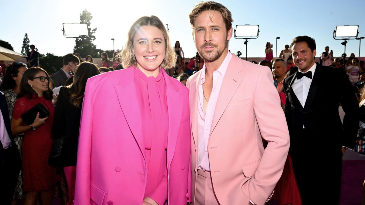 Greta Gerwig got a Barbie flash mob from Ryan Gosling for her birthday photo