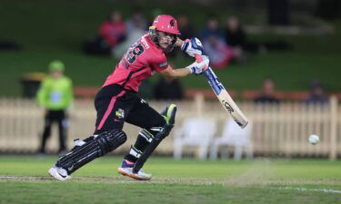 Maitlan Brown played for the Sixers during the Women's Big Bash League in November last year.