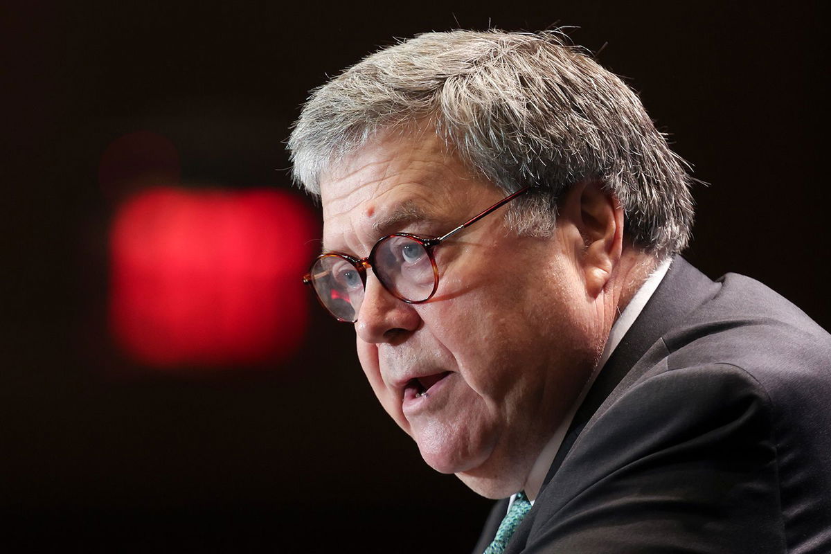 <i>Win McNamee/Getty Images/File</i><br/>Former Attorney General William Barr