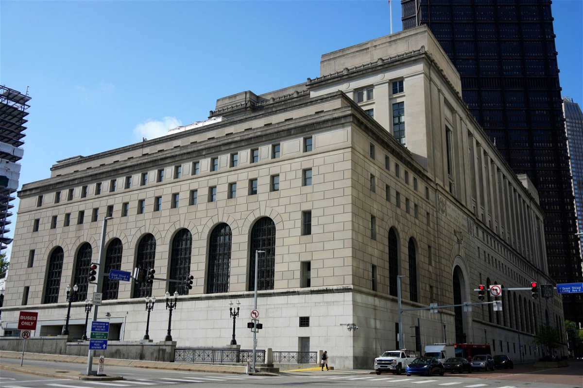 <i>Gene J. Puskar/AP</i><br/>The trial of Robert Bowers took place in the federal courthouse in downtown Pittsburgh.