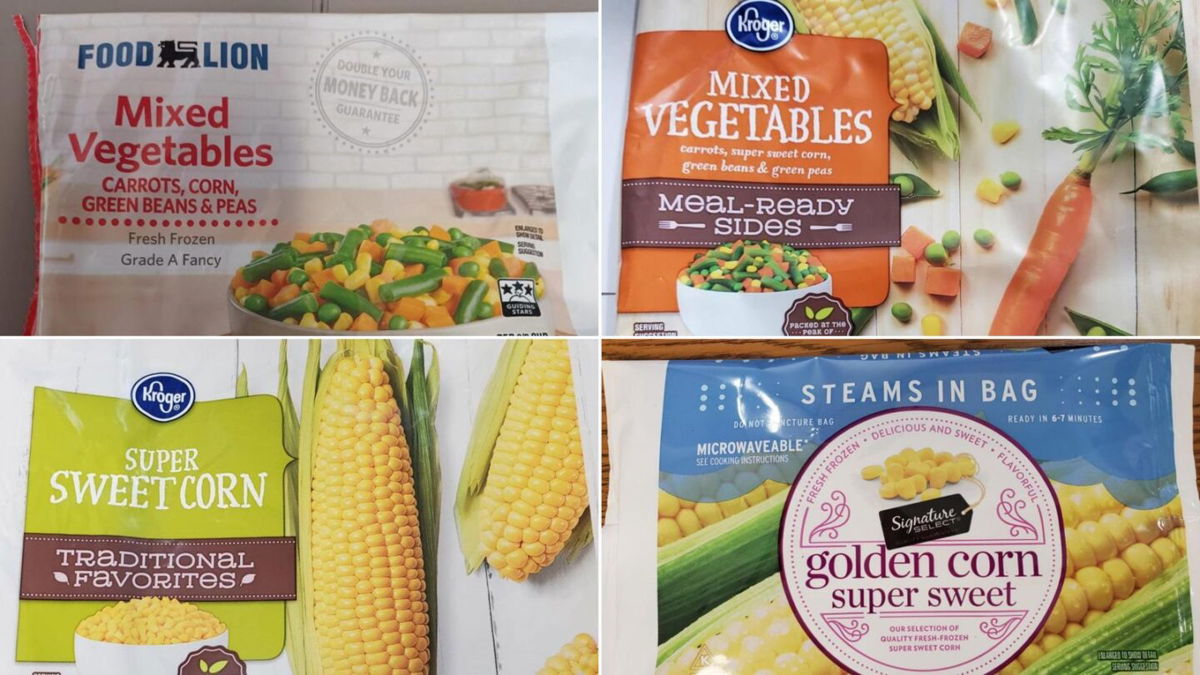 <i>FDA</i><br/>Frozen vegetables sold at Food Lion and Kroger are being recalled.