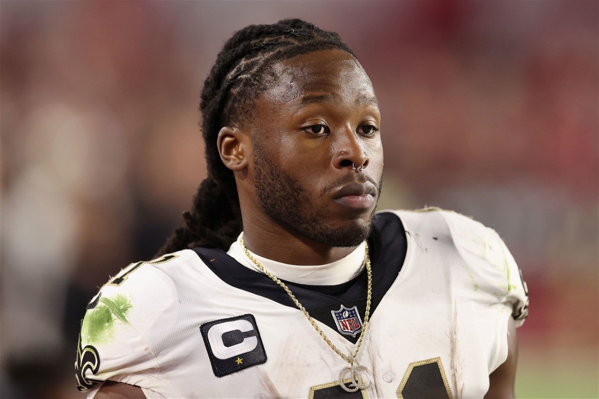 <i>Christian Petersen/Getty Images</i><br/>Alvin Kamara of the New Orleans Saints pleaded no contest in July in a battery case in Nevada.