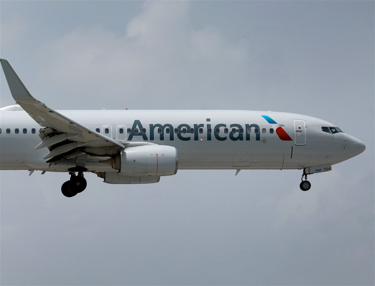 <i>Joe Raedle/Getty Images</i><br/>An American Airlines plane prepares to land at the Miami International Airport on July 20 in Miami