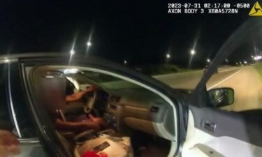 Ricky Cobb II's face is blurred in body-worn camera footage released by the state patrol on Tuesday.