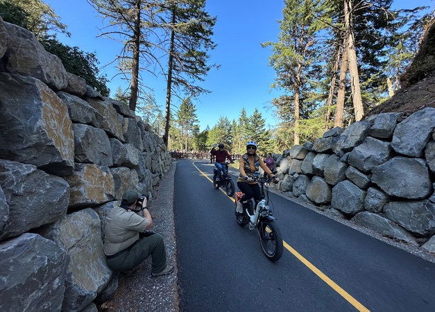 Cyclists set off on two new miles dedicated Saturday of the Historic Columbia River Highway State Trail