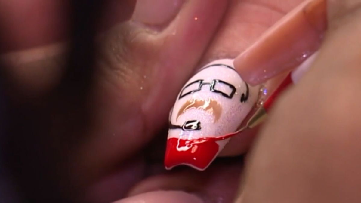 <i></i><br/>Nail artist Hilary Carter is crafting an extravagant Kansas City Chiefs set ahead of the season opener.