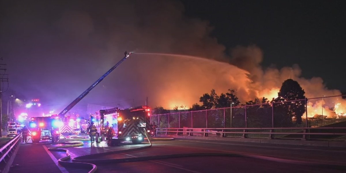 <i>KPTV</i><br/>A 3-alarm commercial fire that started early Saturday morning in Clackamas County has triggered ‘shelter in place’ orders for people living near the burning fiberglass plant