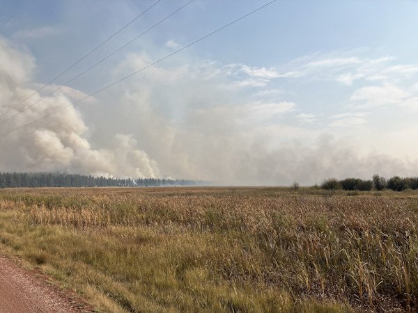 Citizen reported Marsh Fire burning Saturday on Klamath Marsh National Wildlife Refuge