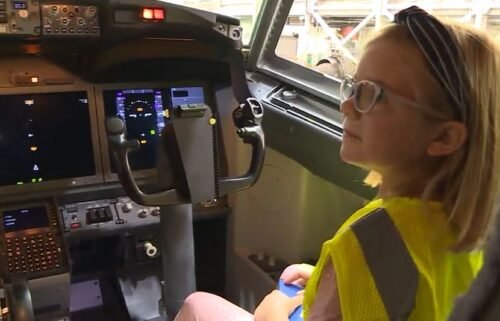 At their annual "Girls in Aviation Day" event