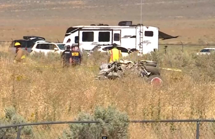 Reno Air Races organizers say two pilots were killed when their planes collided as they landed during the T-6 Gold Race Sunday afternoon