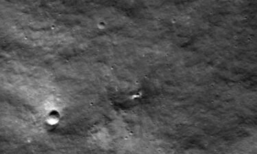 NASA's Lunar Reconnaissance Orbiter captured an image of a fresh lunar crater