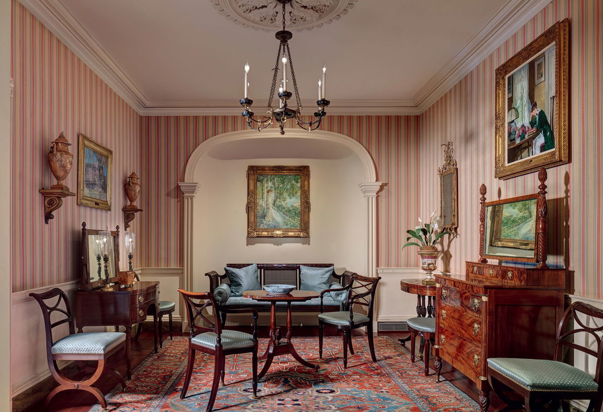 <i>Bruce M. White/Courtesy Rizzoli</i><br/>The West Reception Hall of the Treaty Room Suite at the US State Department.
